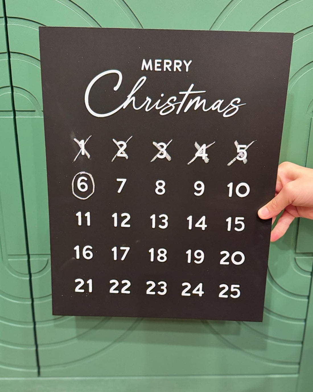 Christmas Countdown Chalkboard