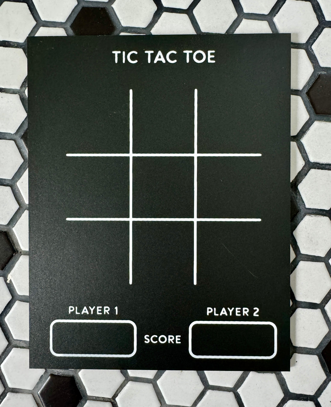 Travel Size Tic Tac Toe Chalkboard