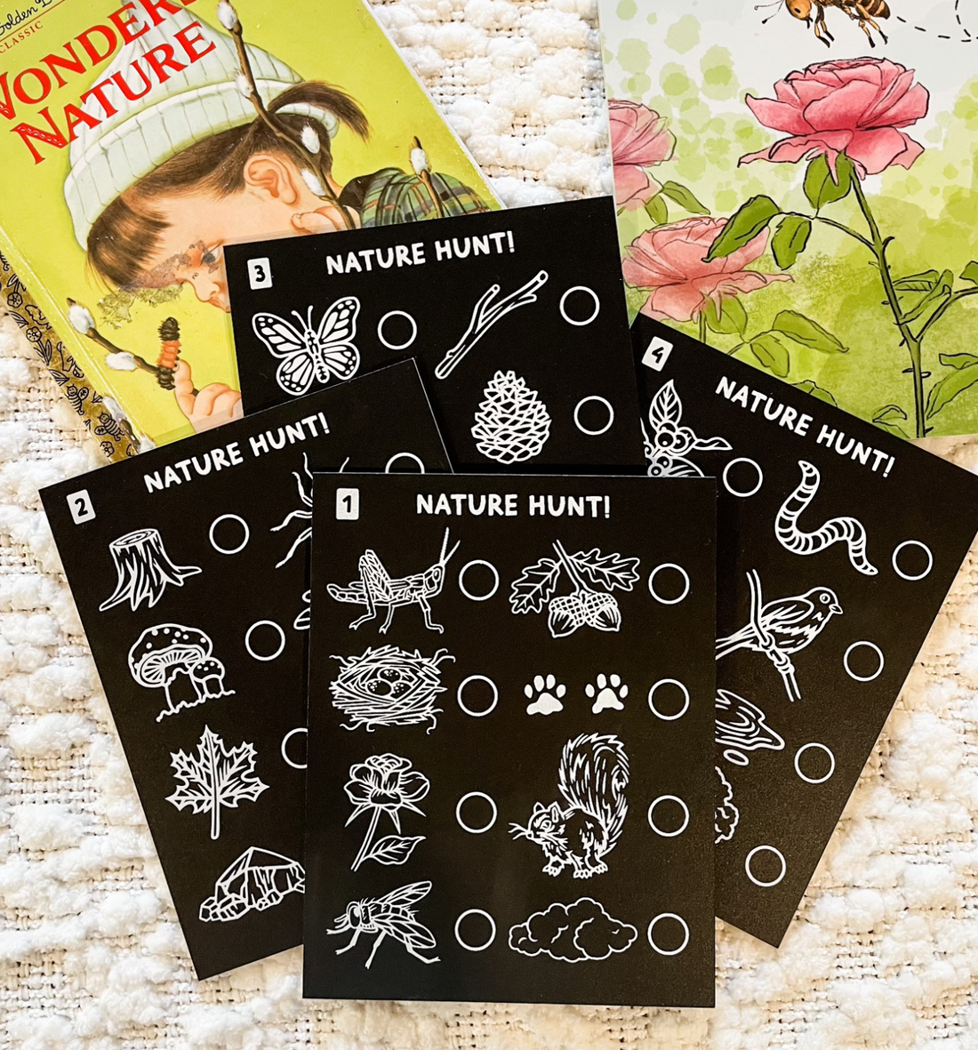 (NQP) Nature Hunt 4 Board Travel Set