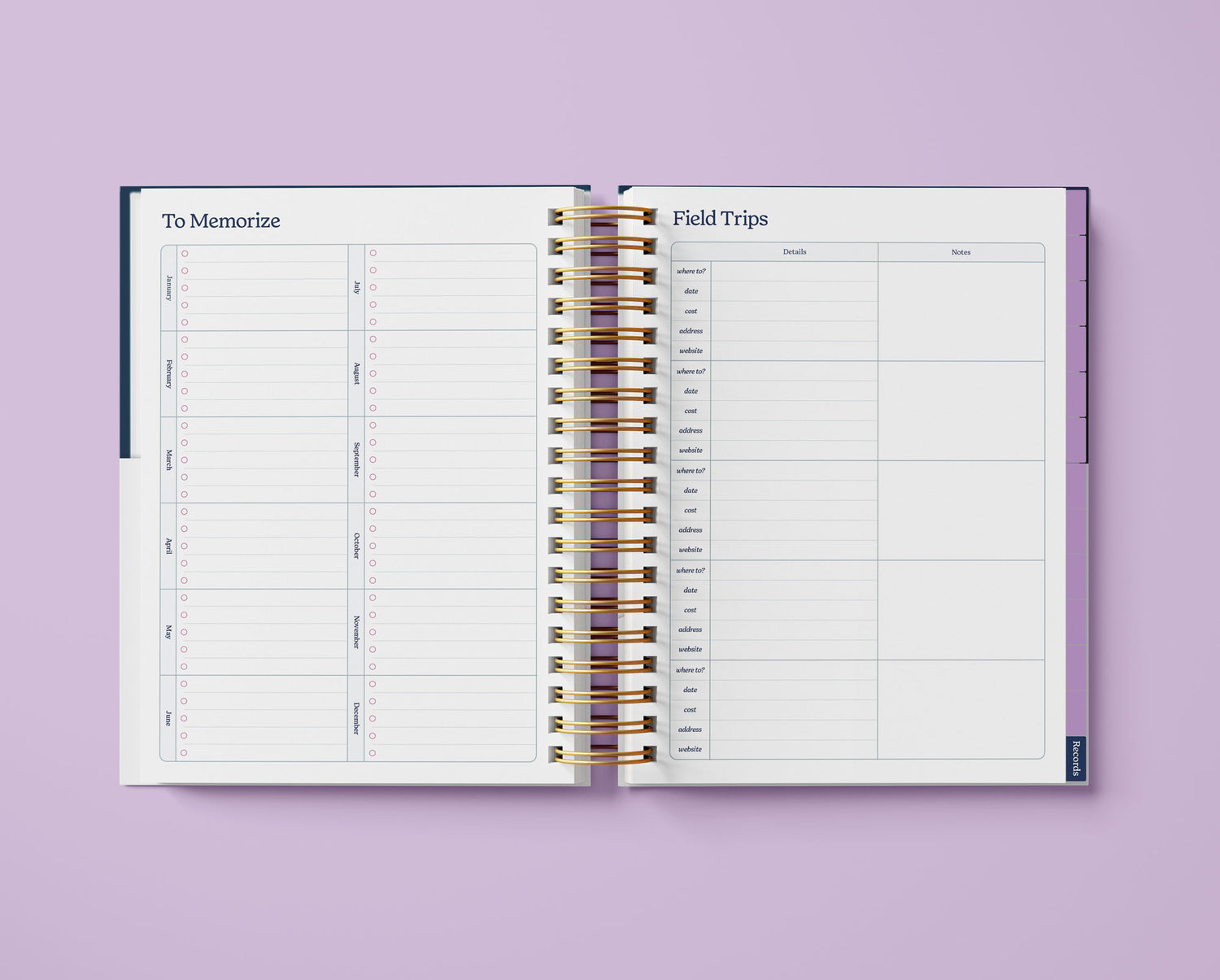 The Well Ordered Homeschool Planner - Undated Edition