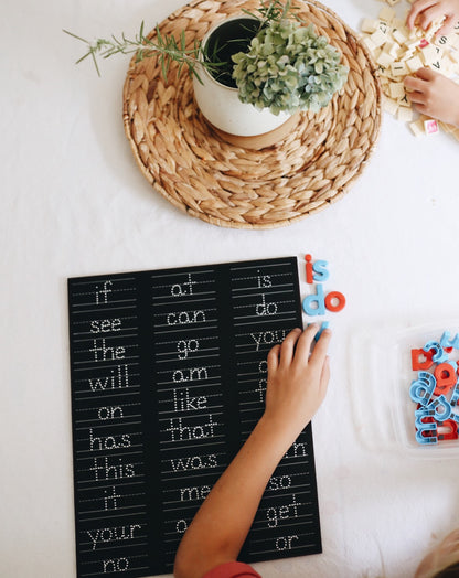 Sight Words Trace-n-Erase Chalkboard®