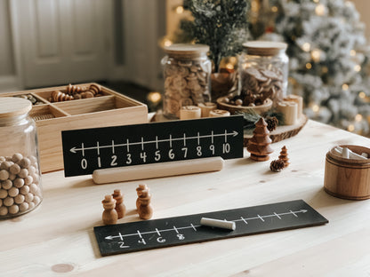 Number Line Chalkboard