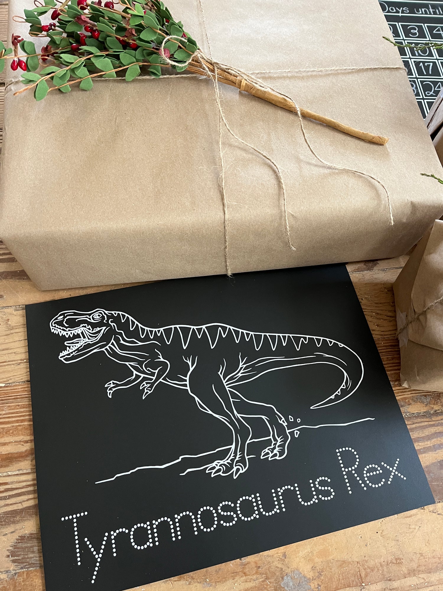 Tyrannosaurus Trace-n-Erase Chalkboard®