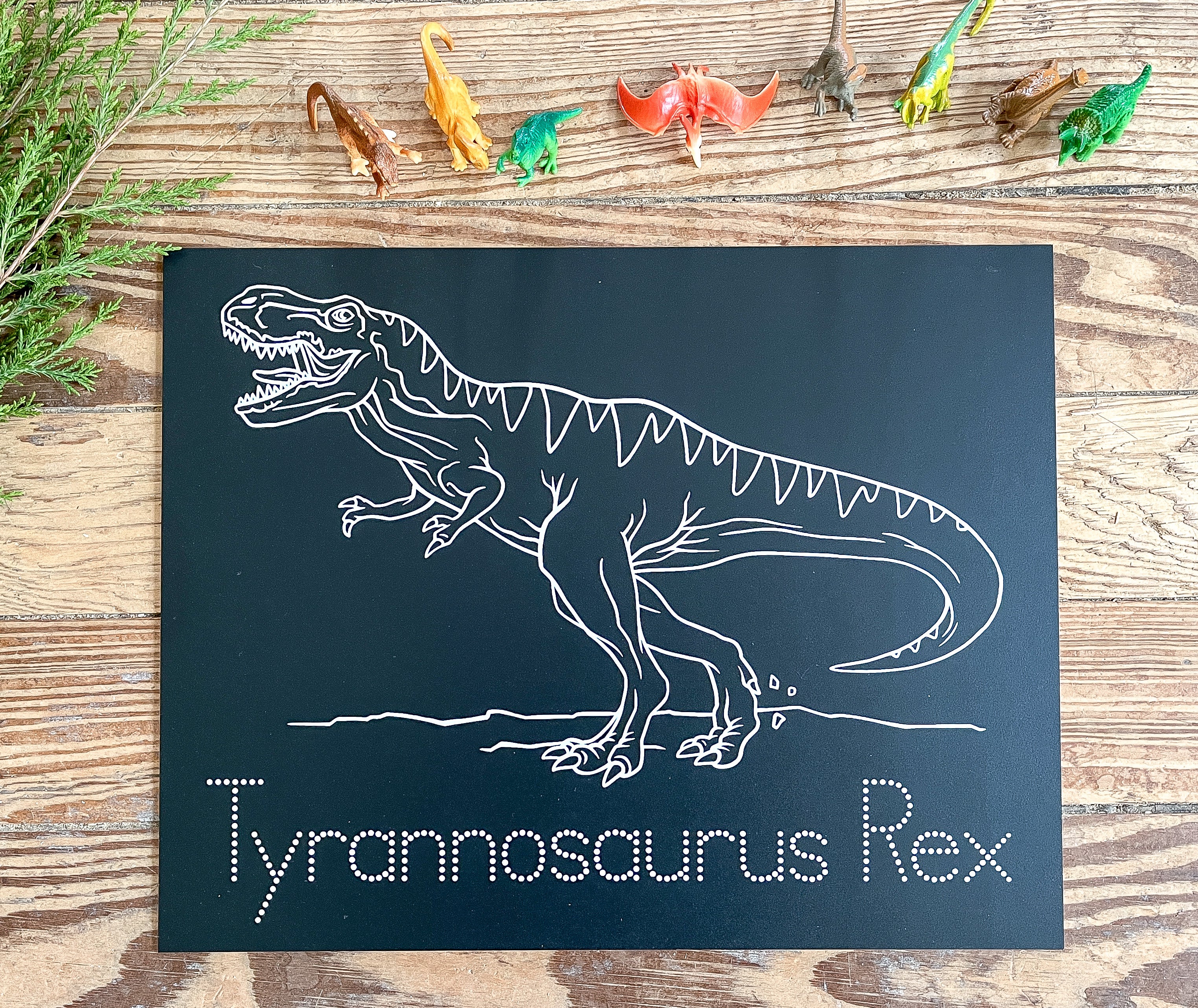 Tyrannosaurus Trace-n-Erase Chalkboard®