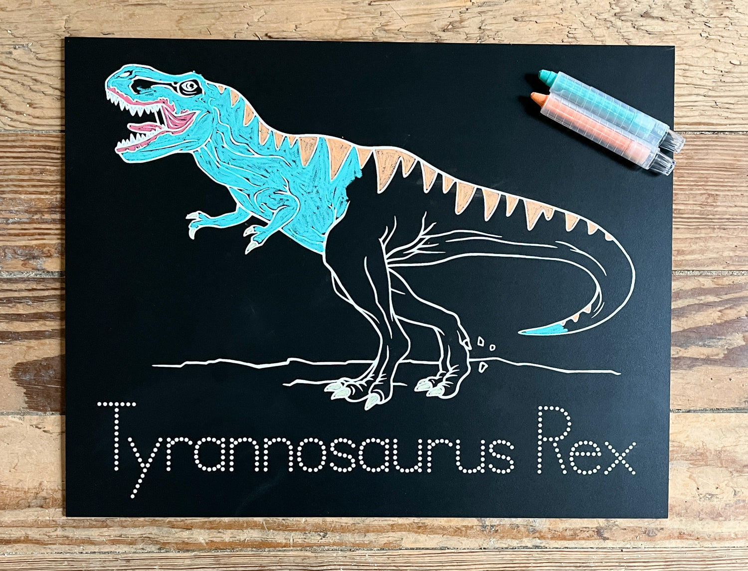 Tyrannosaurus Trace-n-Erase Chalkboard®