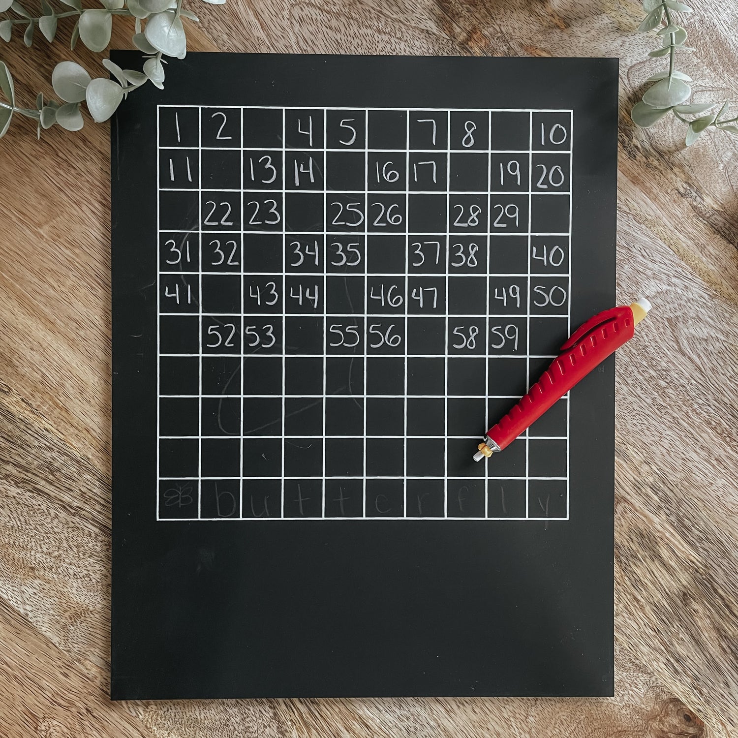 Hundreds Frame Trace-n-Erase Chalkboard®