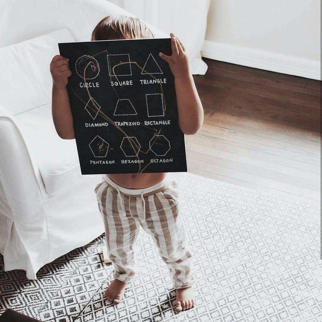 Traceable Shapes Trace-n-Erase Chalkboard®