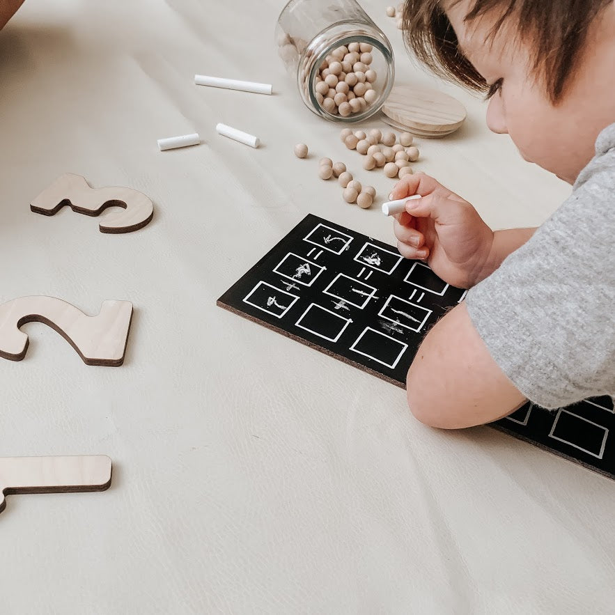 Basic Math Operations Trace-n-Erase Chalkboard®