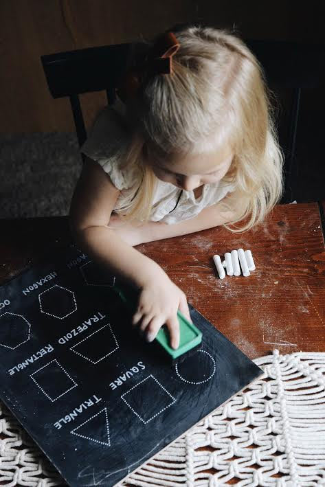 Traceable Shapes Trace-n-Erase Chalkboard®